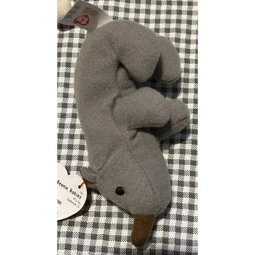 TY McDonald's Happy Meal Beanie Baby - #11 SPIKE THE RHINOCEROS (2000)- RETIRED